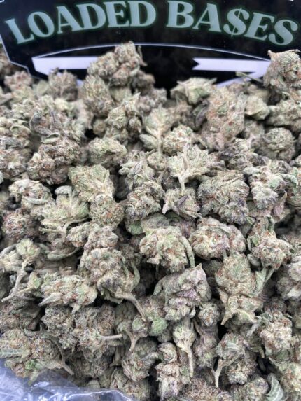 Cookie Melt Smalls cannabis flower buds with dense trichomes