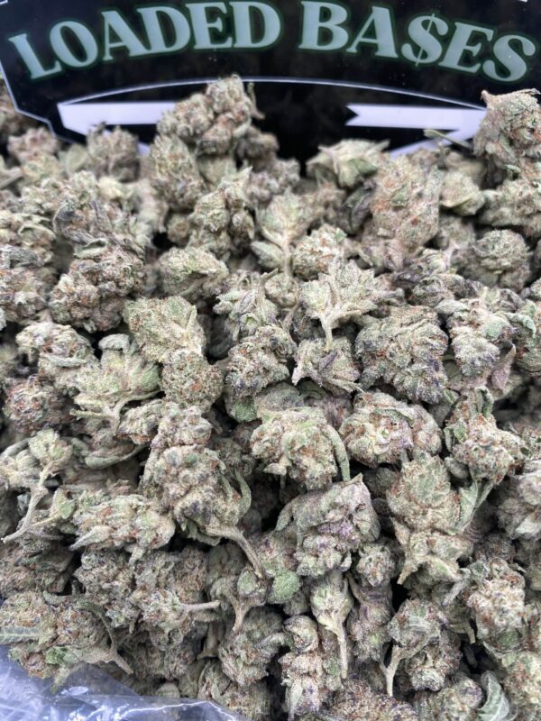 Cookie Melt Smalls cannabis flower buds with dense trichomes