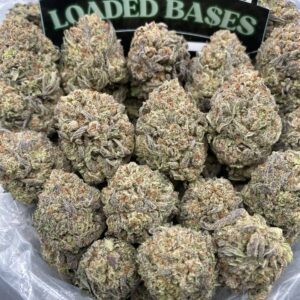 Frosted Truffles cannabis flower buds with frosty trichomes