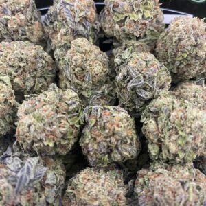 Gelatti cannabis flower hybrid strain with sweet dessert flavor and relaxing effects