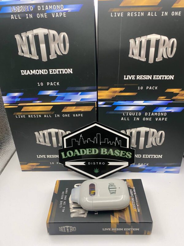 Nitro 3G Dispo cannabis disposable vape with bold flavors