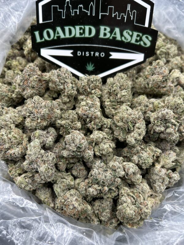 Rainbow Runtz strain hybrid cannabis buds with colorful appearance