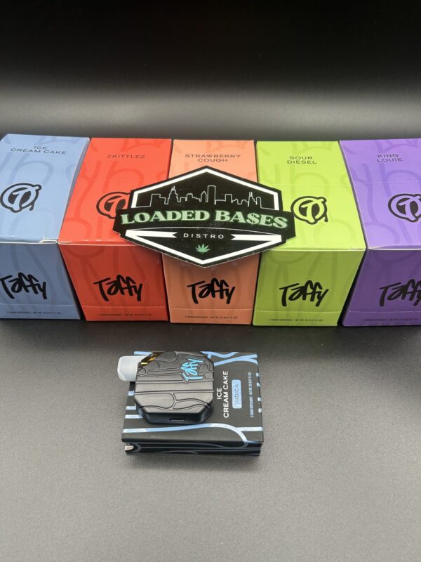 Taffy 2G Dispo cannabis vape disposable with sweet flavor profile